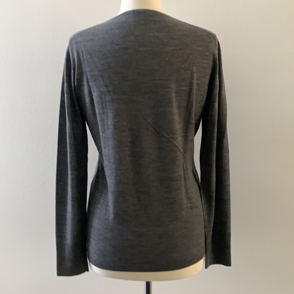 Bogner grey v-neck sweater - Picture 5 of 7